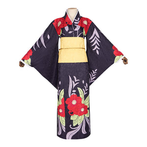 Anime Demon Slayer Kimetsu no Yaiba Tamayo Cosplay Costume Kimono