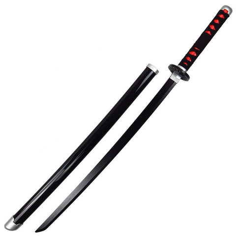 Anime Tanjiro Kamado Cosplay Weapon Sword Props Halloween Cosplay Nichirin Swords