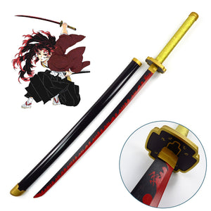 Anime Demon Slayer Kimetsu no Yaiba Yoriichi Tsugikuni Cosplay Weapon Sword Props Costume Accessories