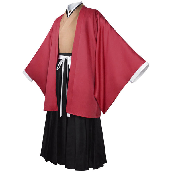 Anime Demon Slayer Kimetsu no Yaiba Yoriichi Tsugikuni Costume Kimono Suit Full Set Halloween Costume