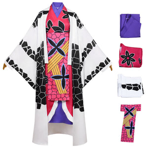 Anime Demon Slayer Upper Rank Six Daki Oiran Warabihime Costume Kimono Cosplay Costume