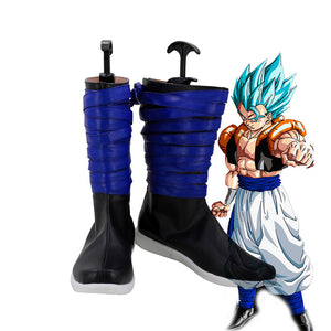 Anime Dragon Ball Fusion of Goku and Vegeta Gogeta Cosplay Boots Hallowen Costume Shoes Accessories