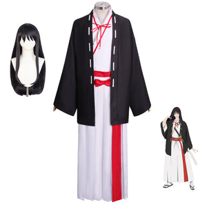 Anime Hell's Paradise: Jigokuraku Aza Toma Costume Kimono Outfit Halloween Carnival Costume