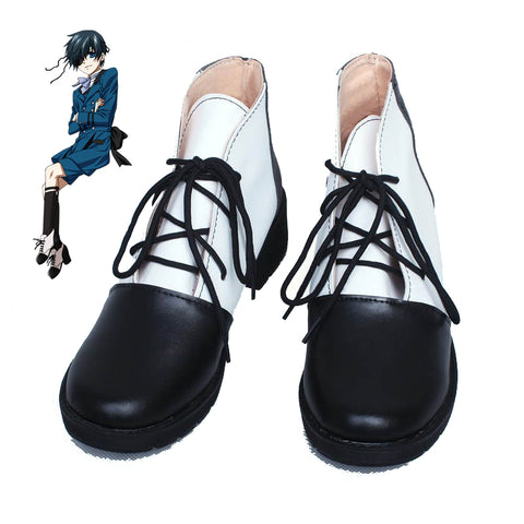 Anime Kuroshitsuji Black Butler Earl Ciel Phantomhive Costume Shoes Halloween Cosplay Accessories