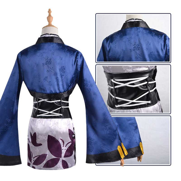 Anime Kuroshitsuji Black Butler Ran-Mao Costume Dress Cosplay Outfit