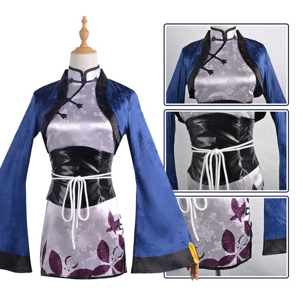 Anime Kuroshitsuji Black Butler Ran-Mao Costume Dress Cosplay Outfit