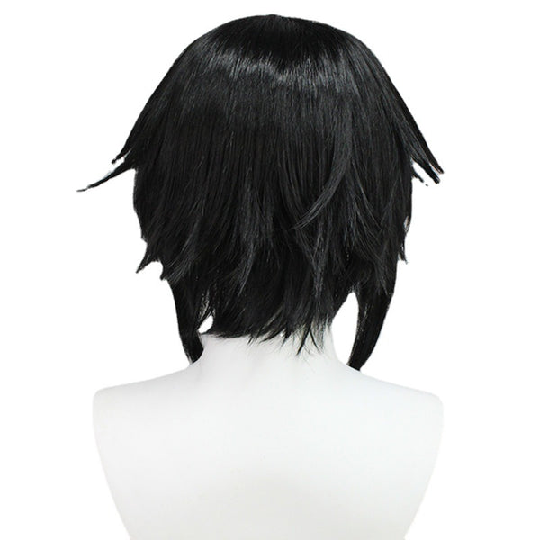 Anime Kuroshitsuji Black Butler Sebastian Michaelis Costume Wigs Black Short Wigs