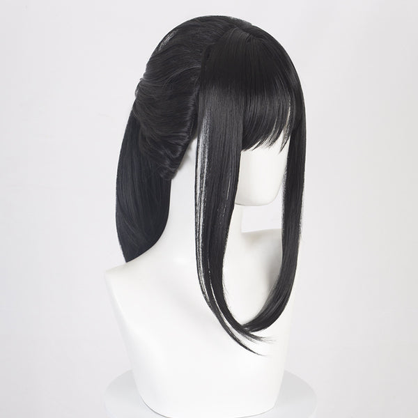 Anime Maki Oze Cosplay Wigs Black Wigs Accessories