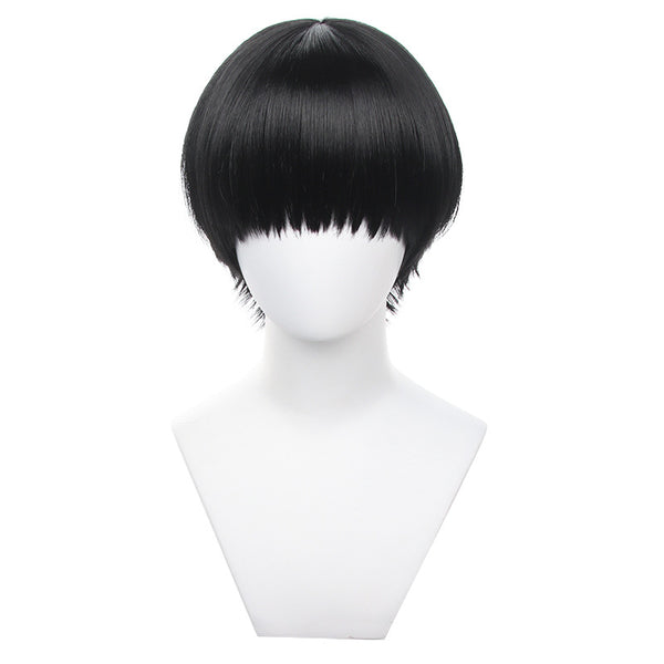 Anime Mashle: Magic And Muscles Mash Burnedead Cosplay Wigs Black Short Wigs