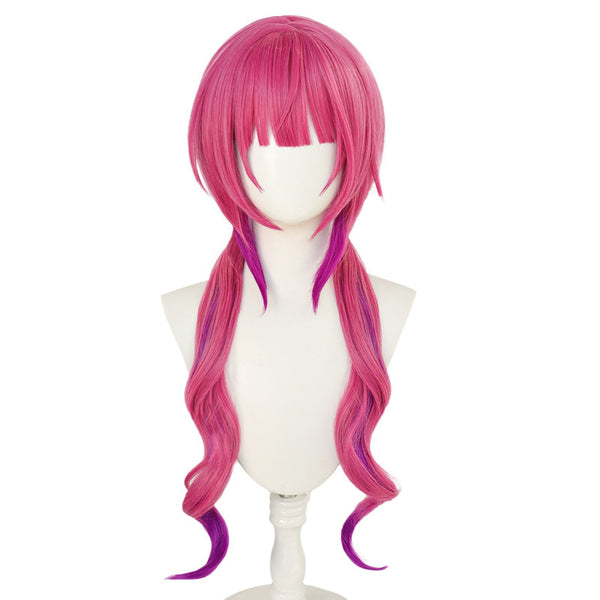 Anime Miss Kobayashi's Dragon Maid Ilulu Cosplay Wigs Pink Long Wigs