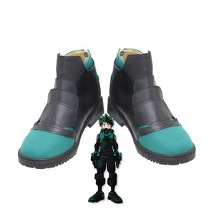 Anime My Hero Academia MHA: World Heroes' Mission Deku's Stealth Suit Costume Shoes Cosplay Boots
