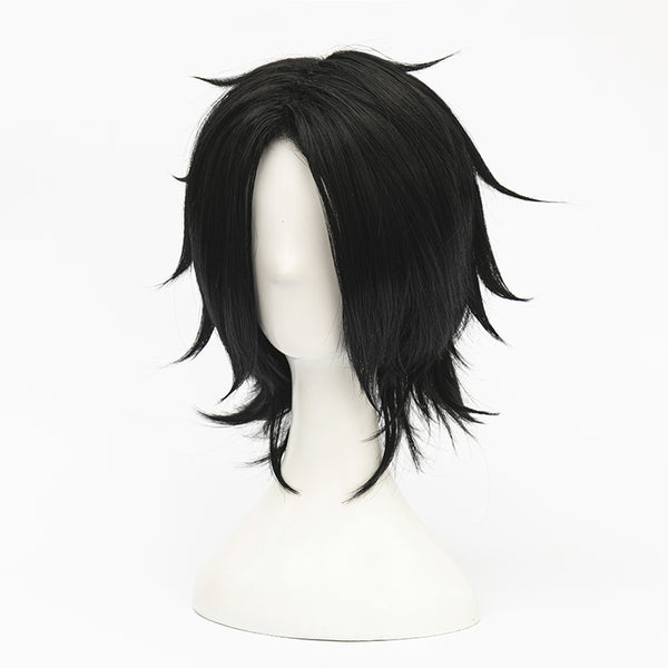 Anime One Piece Fire Fist Portgas D. Ace Cosplay Wigs Black Short Wigs Costume Accessories