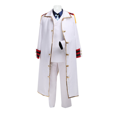 Anime One Piece Monkey D. Garp Cosplay Uniform Costume With Cloak Halloween Cosplay Outfit
