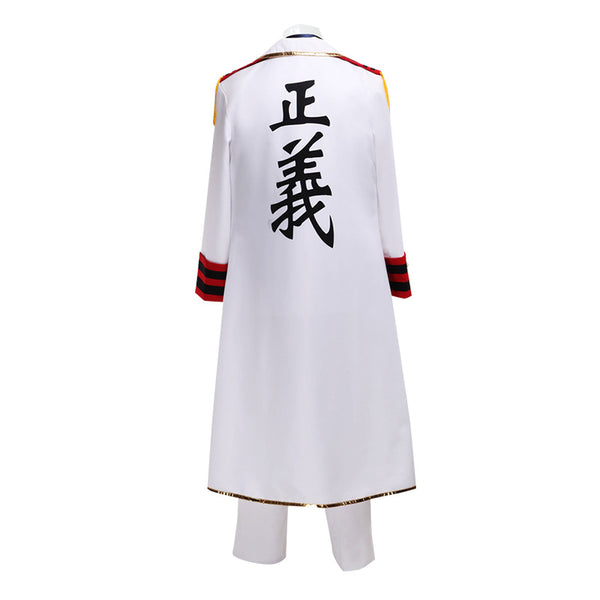 Anime One Piece Monkey D. Garp Cosplay Uniform Costume With Cloak Halloween Cosplay Outfit