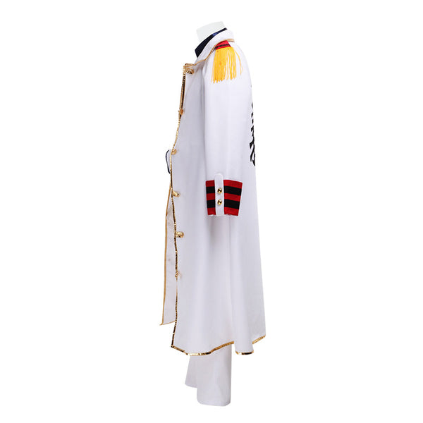 Anime One Piece Monkey D. Garp Cosplay Uniform Costume With Cloak Halloween Cosplay Outfit