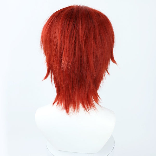 Anime One Piece Red Hair Shanks Cosplay Wigs Red Wigs Accessories