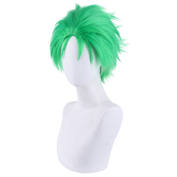 Anime One Piece Roronoa Zoro Whole Set Cosplay Costume+ Wigs+Boots Halloween Cosplay Costume Outfit