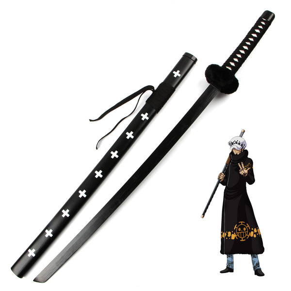 Anime One Piece Trafalgar Law Cosplay Weapon Sword Props Kikoku Sword Costume Accessories