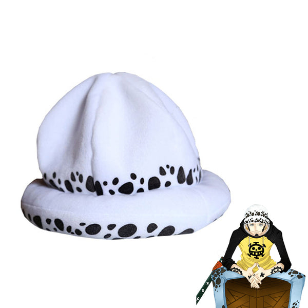 Anime One Piece Trafalgar Law Costume Before the Timeskip Hoodie Pants and Hat Full Set Cosplay Outfit