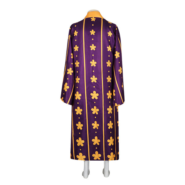 Anime One Piece Wano Country Arc Trafalgar Law Costume Full Set Kimono Suit With Hat and Shoes Cosplay Outfit Set