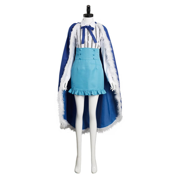 Anime One Piece Ulti Cosplay Costume With Cloak Full Set Halloween Carnival Outfit