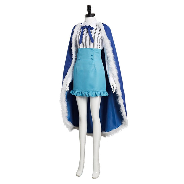 Anime One Piece Ulti Cosplay Costume With Cloak Full Set Halloween Carnival Outfit