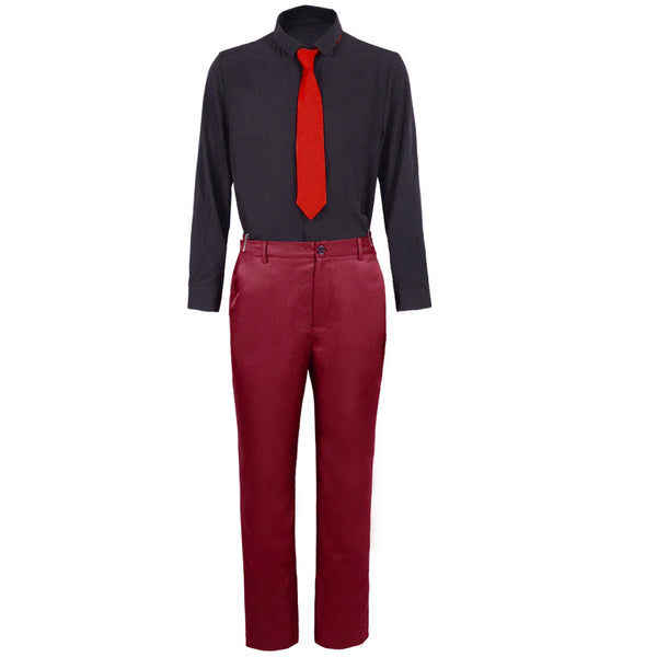 Anime Wano Country Arc Vinsmoke Sanji Red Suit Cosplay Outfit Hallowee ...