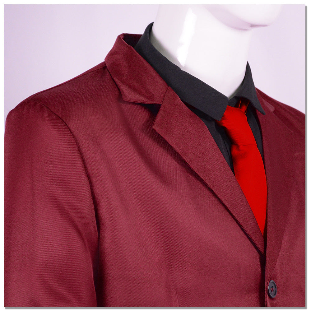 Anime Wano Country Arc Vinsmoke Sanji Red Suit Cosplay Outfit Hallowee ...