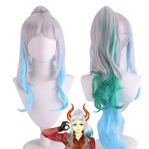 Anime One Piece Yamato Cosplay Wigs Halloween Costume Hair Accessories