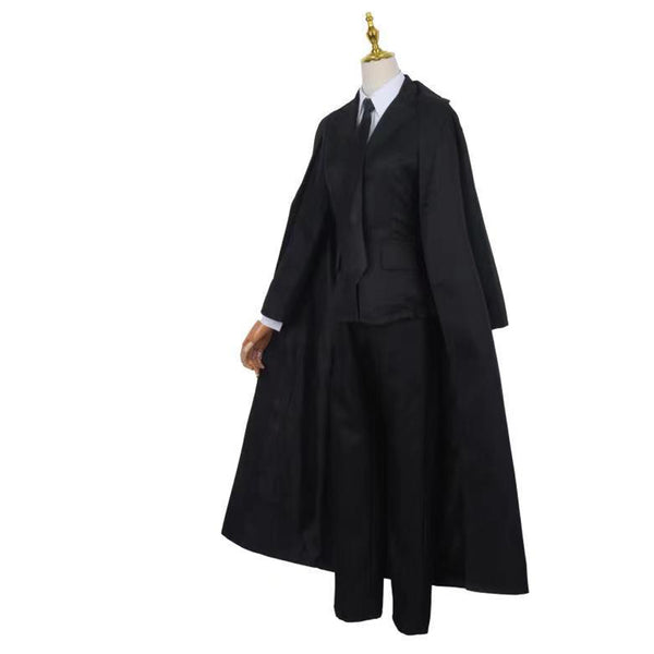 Anime Osamu Dazai Dark Era Costume Black Suit Outfit Halloween Cosplay Costume