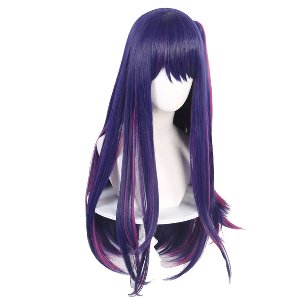 Anime Oshi no Ko Ai Hoshino Costume Wigs Purple Long Wigs
