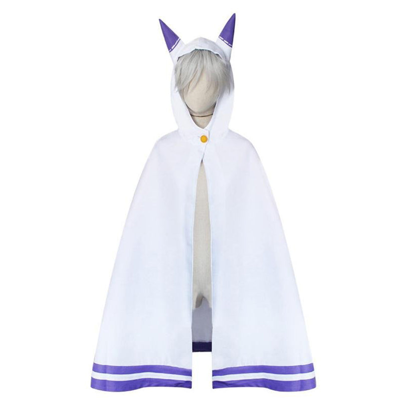 Re:Zero Starting Life in Another World Emilia Cosplay Costume Cloak