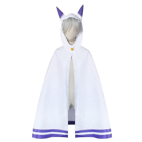 Re:Zero Starting Life in Another World Emilia Cosplay Costume Cloak