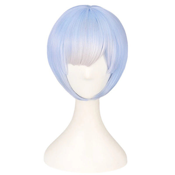 Anime Re:Zero − Starting Life in Another World Ram Rem Cosplay Wigs Short Wigs Accessories