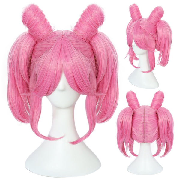 Anime Sailor Moon Sailor Chibi Moon Chibiusa Full Set Costume With Wigs and Boots Halloween Cosplay Outfit Set