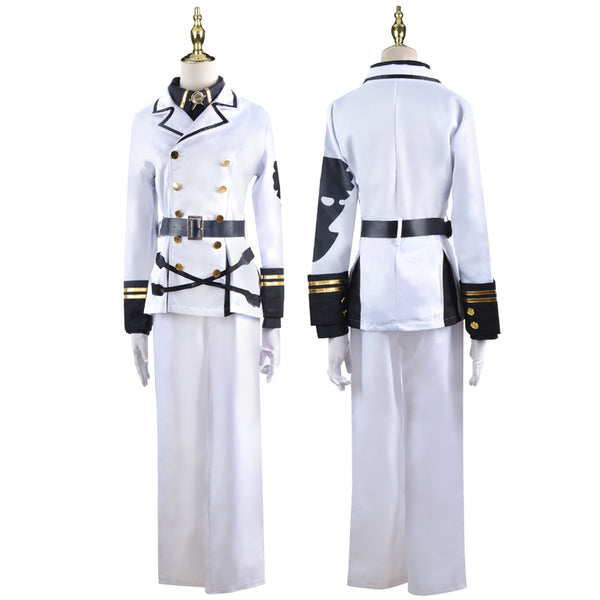 Anime Seraph Of The End Owari no Seraph Mikaela Hyakuya Costume+Wigs+Cosplay Boots Whole Set Halloween Cosplay Outfit
