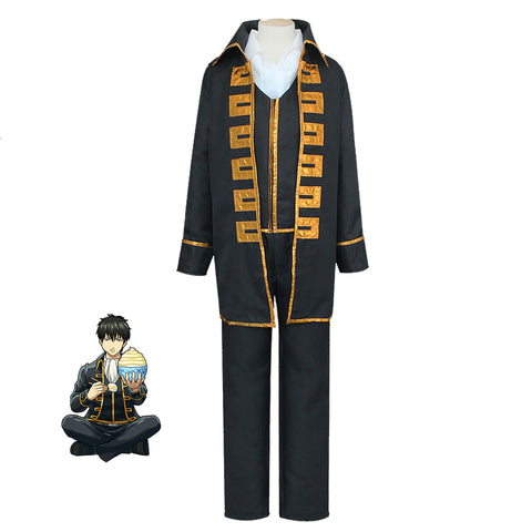 Anime Silver Soul/Gintama Shinsengumi Costume Uniform Suit True Choice Group Uniform Costume Outfit
