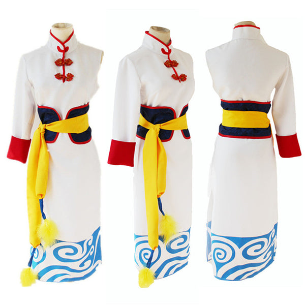 Anime Silver Soul Gintama Kagura Be Forever Yorozuya Costume Cheongsam Dress Cosplay Outfit