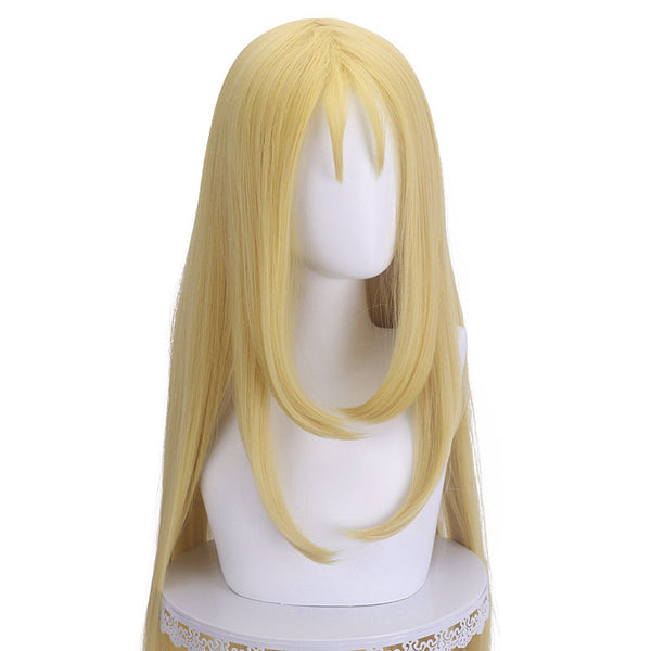 Anime The Eminence in Shadow Alpha Cosplay Wigs Golden Long Wigs