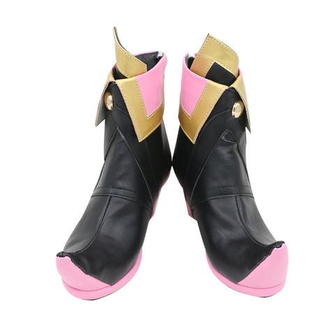 Anime Wandering Witch: The Journey of Elaina Cosplay Boots PU Leather Costume Shoes Accessories