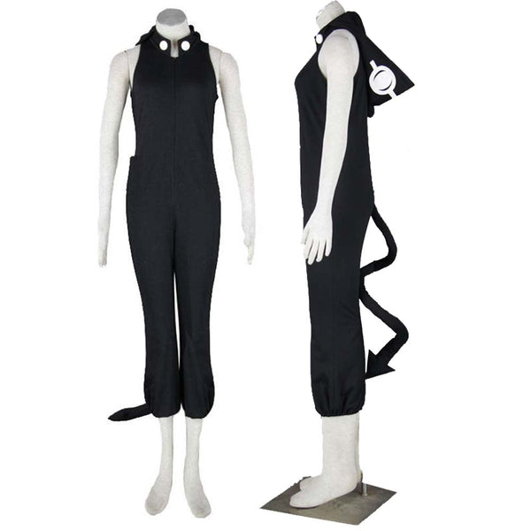 Anime Medusa Gorgon Costume Black Hooded Dress Halloween Cosplay Costume Outfit