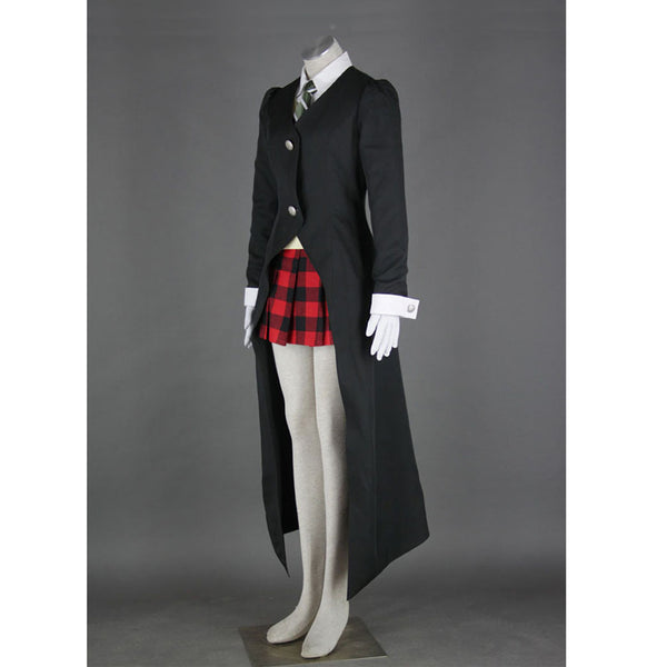 Anime Soul Maka Albarn Cosplay Costume Full Set With Cloak For Kids and Adults Halloween Carnival Cosplay Outfit