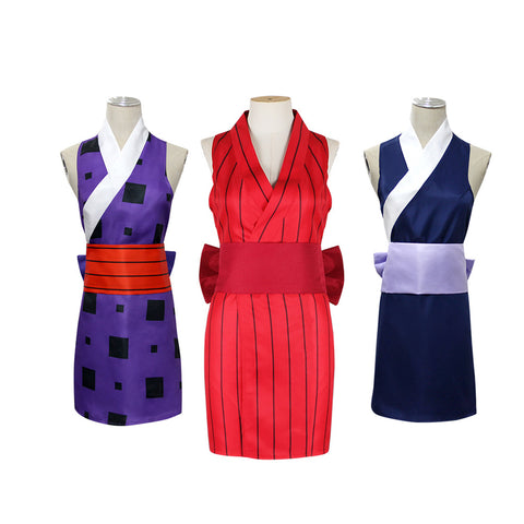 Anime Uzui Tengen Wives Cosplay Costume Suma Hinatsuru Makio Uniform Dress Entertainment District Arc