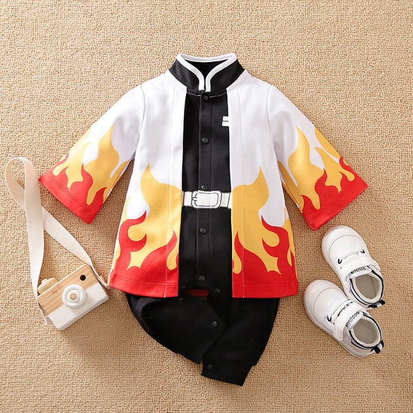 Baby Romper Newborn Halloween Costume Giyu Tanjiro Rengoku Shinobu Nezuko Jumpsuit Outfit