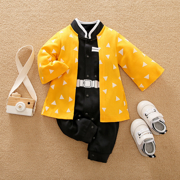 Baby Romper Newborn Halloween Costume Giyu Tanjiro Rengoku Shinobu Nezuko Jumpsuit Outfit