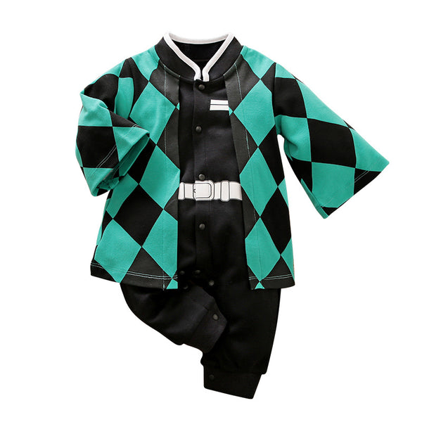 Baby Romper Newborn Halloween Costume Giyu Tanjiro Rengoku Shinobu Nezuko Jumpsuit Outfit