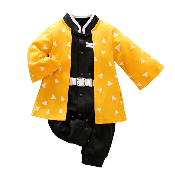 Baby Romper Newborn Halloween Costume Giyu Tanjiro Rengoku Shinobu Nezuko Jumpsuit Outfit