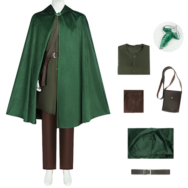 Baggins Costume Full Set For Men's Renaissance Costume Medieval Halloween Costume Outfit