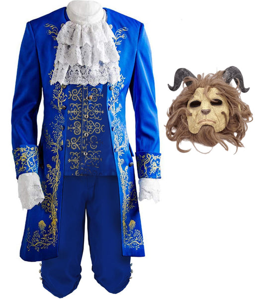 Beast Costume for Men Halloween Prince Charming Costumes Halloween Outfit