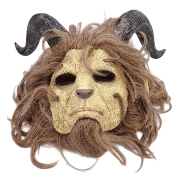 Beast Costume Mask Soft Latex Cosplay Mask Halloween Costume Accessories